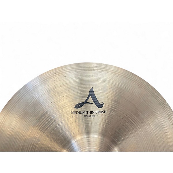 Used Zildjian 17in A Series Thin Crash Cymbal