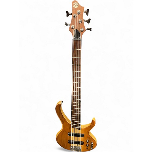 Used Ibanez BTB675 5 String Natural Electric Bass Guitar