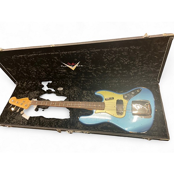 Used Fender 60 J Lake Placid Blue Electric Bass Guitar
