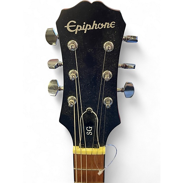 Used Epiphone SG Tribute Red Solid Body Electric Guitar