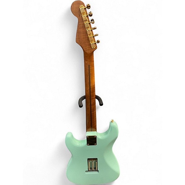 Used Miscellaneous Partscaster Blue Solid Body Electric Guitar