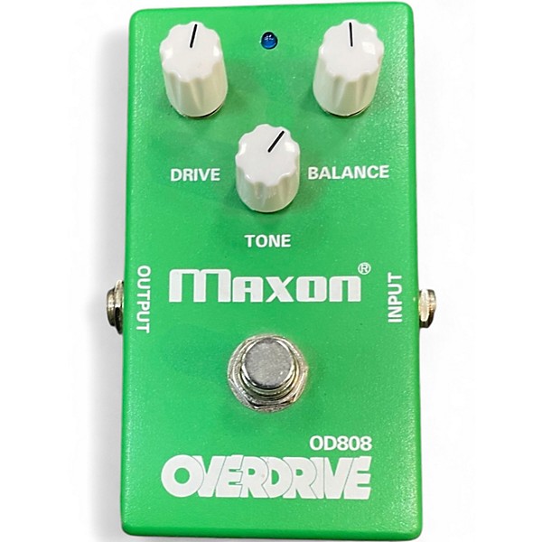 Used Maxon OD808 Overdrive 40th Anniversary Effect Pedal