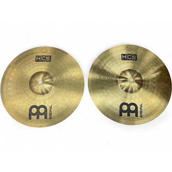 Used MEINL 14in HCS Hi Hat Pair Cymbal