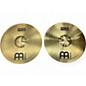 Used MEINL 14in HCS Hi Hat Pair Cymbal thumbnail