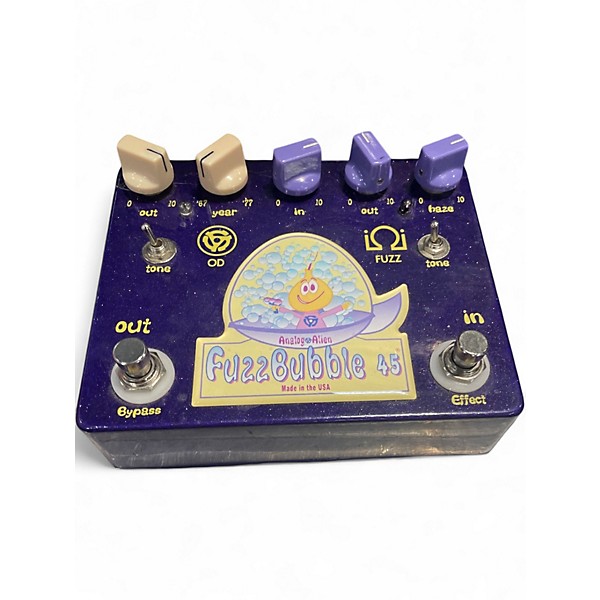 Used Analog Alien FUZZ BUBBLE 45 Effect Pedal