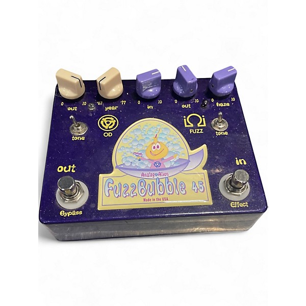 Used Analog Alien FUZZ BUBBLE 45 Effect Pedal