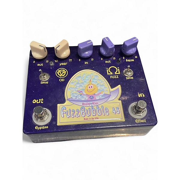 Used Analog Alien FUZZ BUBBLE 45 Effect Pedal