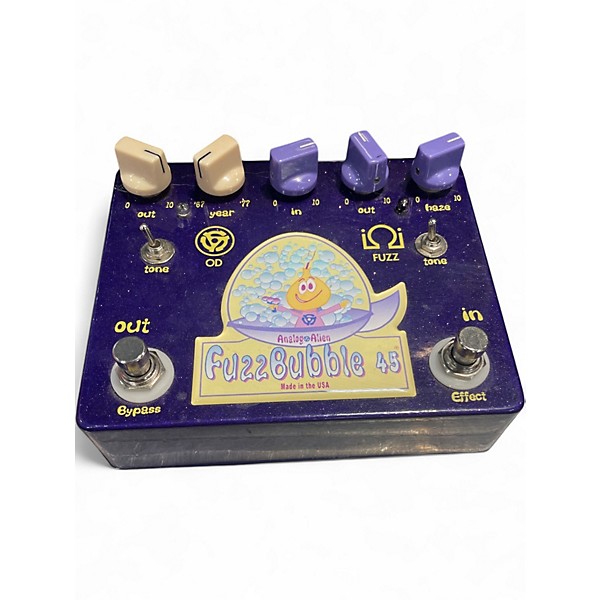 Used Analog Alien FUZZ BUBBLE 45 Effect Pedal