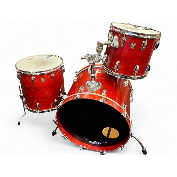 Used Ludwig 3 Piece Keystone Red Drum Kit