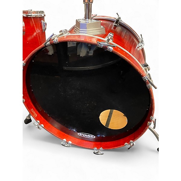 Used Ludwig 3 Piece Keystone Red Drum Kit