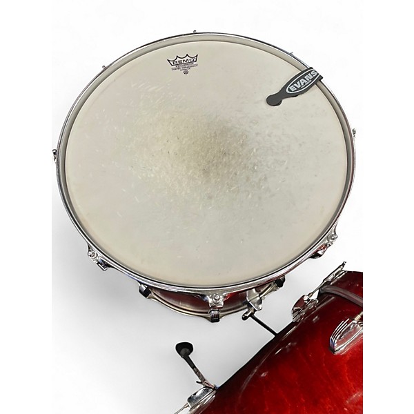 Used Ludwig 3 Piece Keystone Red Drum Kit