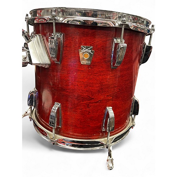 Used Ludwig 3 Piece Keystone Red Drum Kit