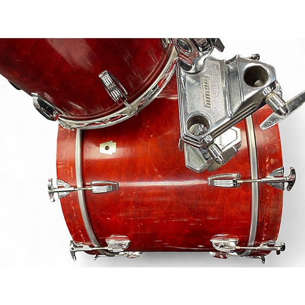 Used Ludwig 3 Piece Keystone Red Drum Kit