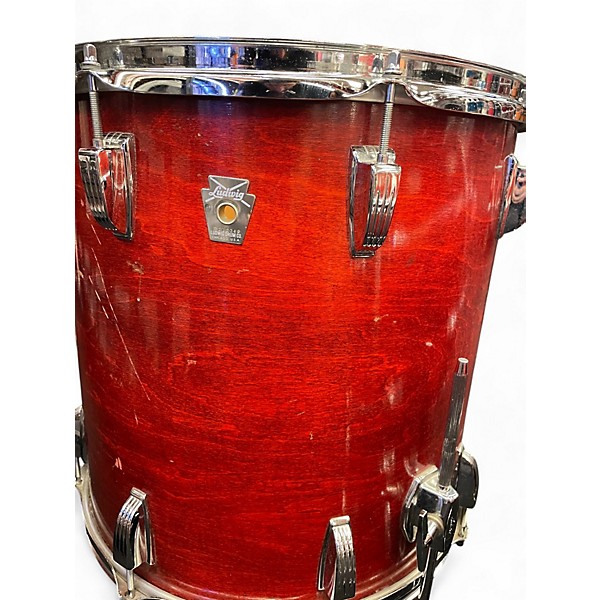 Used Ludwig 3 Piece Keystone Red Drum Kit