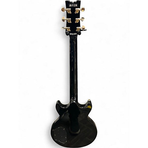 Used Ibanez AG95 Artcore Expressionist Black and Gold Hollow Body Electric Guitar