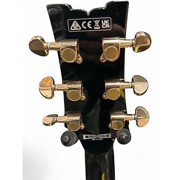 Used Ibanez AG95 Artcore Expressionist Black and Gold Hollow Body Electric Guitar