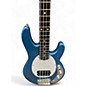 Used Sterling by Music Man STINGRAY SHORT SCALE Blue Electric Bass Guitar