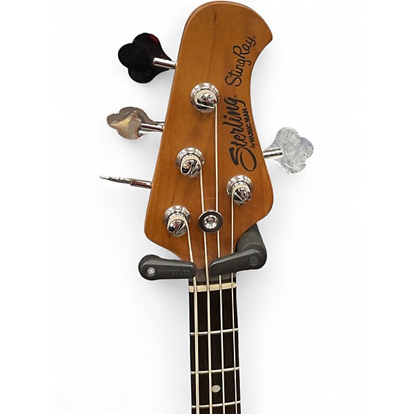 Used Sterling by Music Man STINGRAY SHORT SCALE Blue Electric Bass Guitar