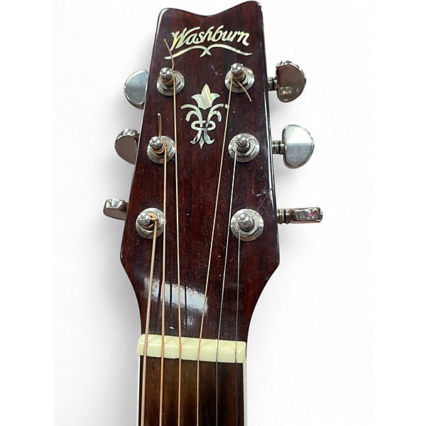 Used Washburn D21-S Natural Acoustic Guitar