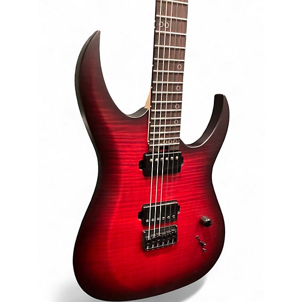 Used Schecter Guitar Research Sunset Extreme Satin Red Solid Body Electric Guitar