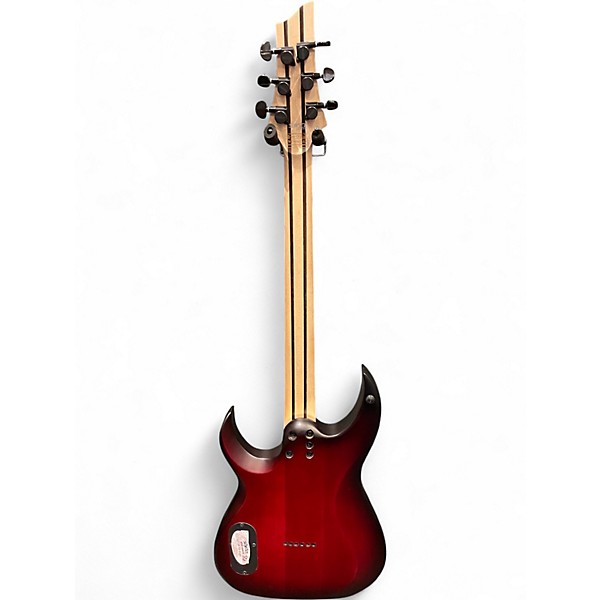 Used Schecter Guitar Research Sunset Extreme Satin Red Solid Body Electric Guitar