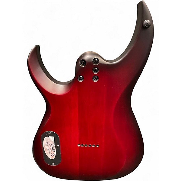 Used Schecter Guitar Research Sunset Extreme Satin Red Solid Body Electric Guitar