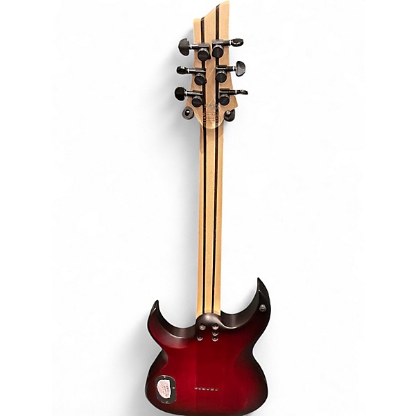 Used Schecter Guitar Research Sunset Extreme Satin Red Solid Body Electric Guitar