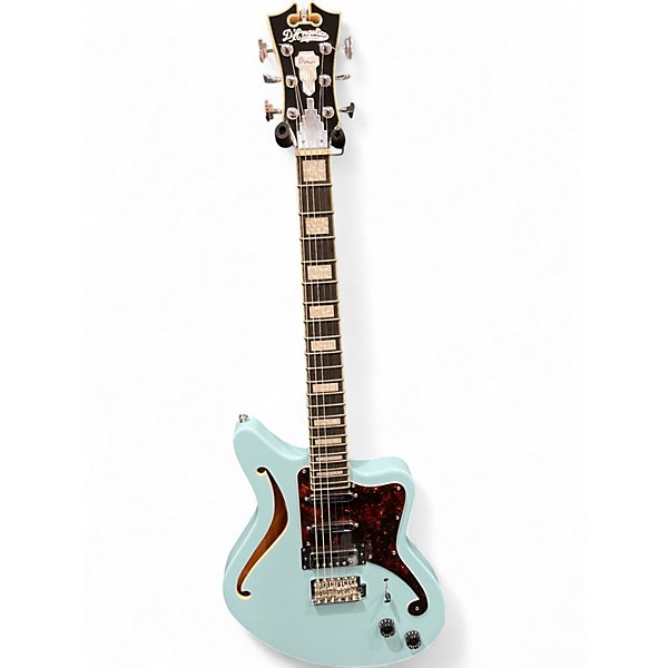 Used D'Angelico Premier Series Bedford Jetstream Blue Hollow Body Electric Guitar
