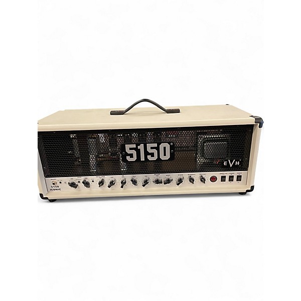 Used EVH Iconic 80 Watt White Tube Guitar Amp Head