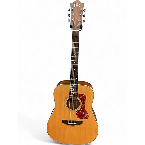 Used Guild D-240E Natural Acoustic Electric Guitar