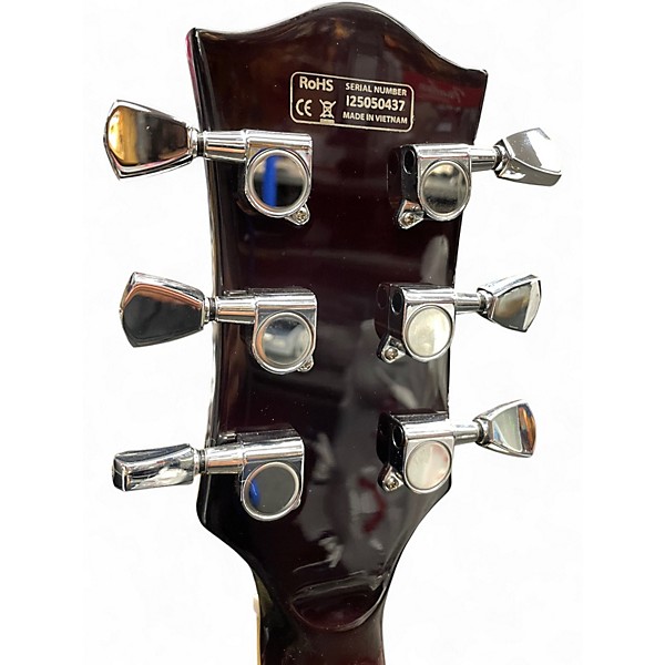 Used Iyv IJZ-300 Lefty 2 Color Sunburst Hollow Body Electric Guitar