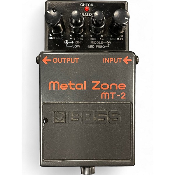 Used BOSS MT2 Metal Zone Distortion Effect Pedal