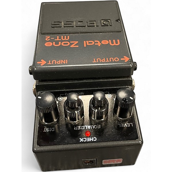 Used BOSS MT2 Metal Zone Distortion Effect Pedal