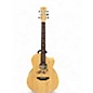 Used Luna Woodland Bamboo Natural Acoustic Electric Guitar thumbnail