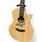 Used Luna Woodland Bamboo Natural Acoustic Electric Guitar