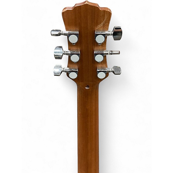 Used Luna Woodland Bamboo Natural Acoustic Electric Guitar