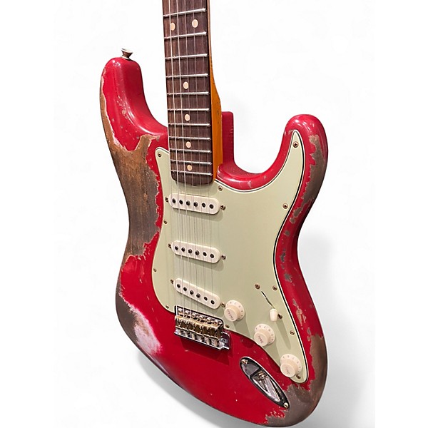 Used Fender Custom Shop 60 Super Heavy Relic Dakota Red Solid Body Electric Guitar