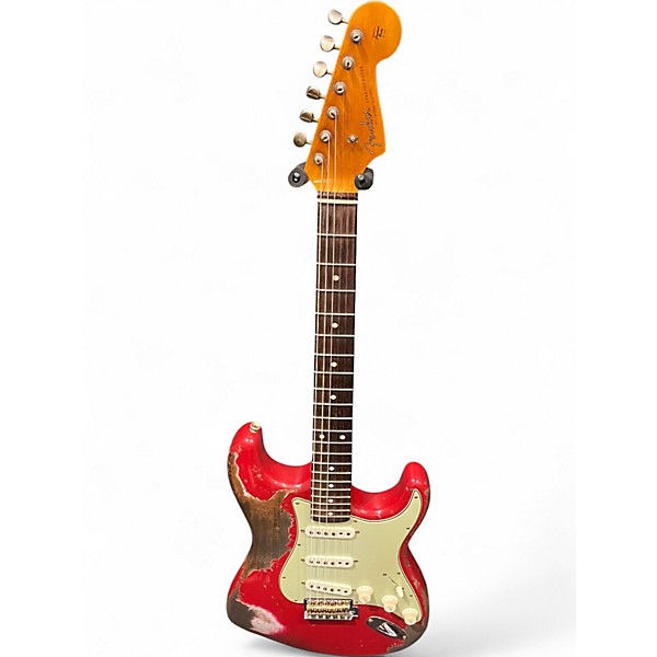 Used Fender Custom Shop 60 Super Heavy Relic Dakota Red Solid Body Electric Guitar