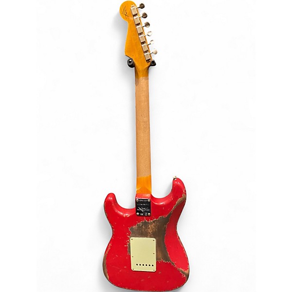 Used Fender Custom Shop 60 Super Heavy Relic Dakota Red Solid Body Electric Guitar