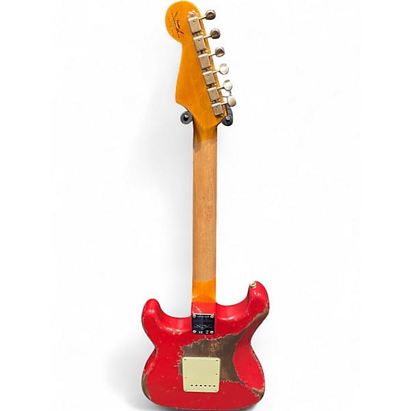 Used Fender Custom Shop 60 Super Heavy Relic Dakota Red Solid Body Electric Guitar