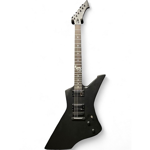 Used ESP LTD James Hetfield Snakebyte Satin Black Solid Body Electric Guitar