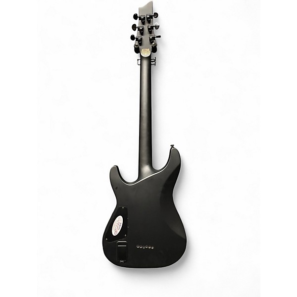 Used Schecter Guitar Research C1 Platinum Satin Black Solid Body Electric Guitar