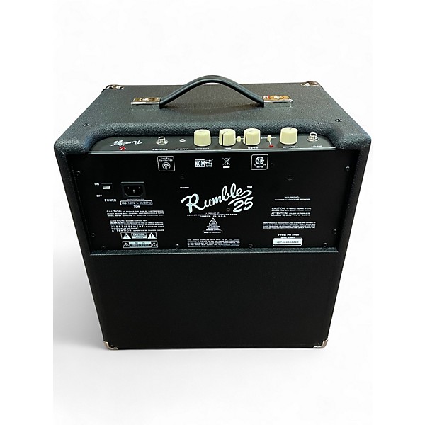 Used Fender Rumble 25 25W 1x8 Bass Combo Amp