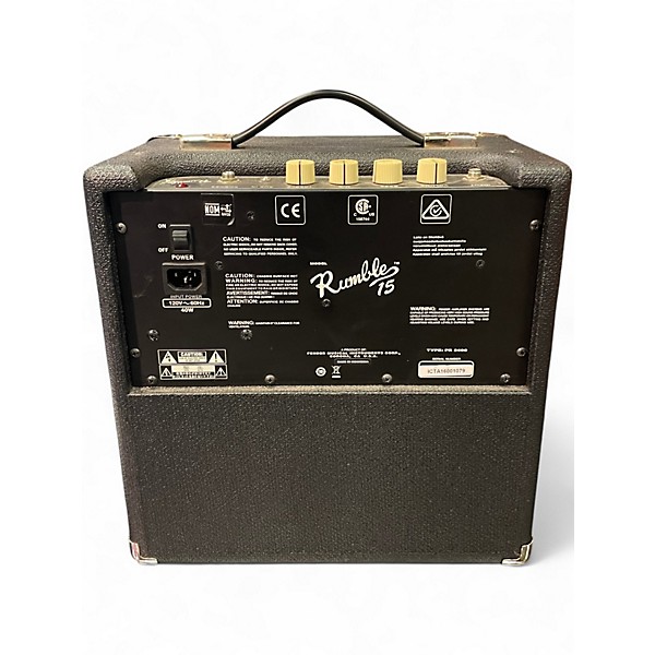 Used Fender Rumble 15 15W 1X8 Bass Combo Amp