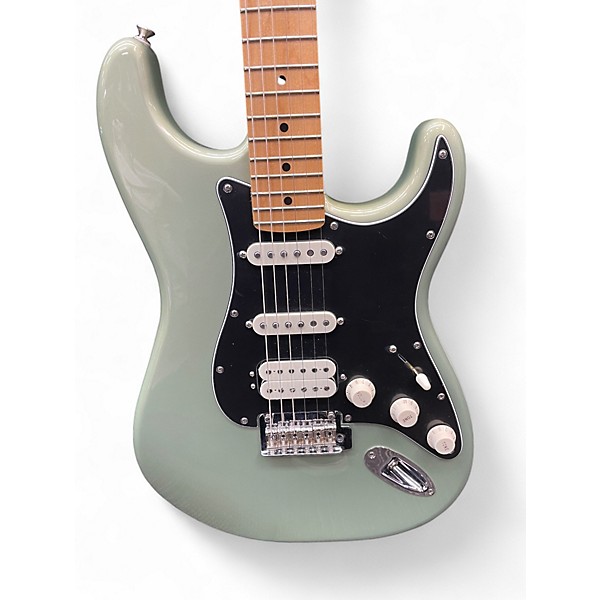 Used Fender Player Stratocaster HSS Sage Green Metallic Solid Body Electric Guitar