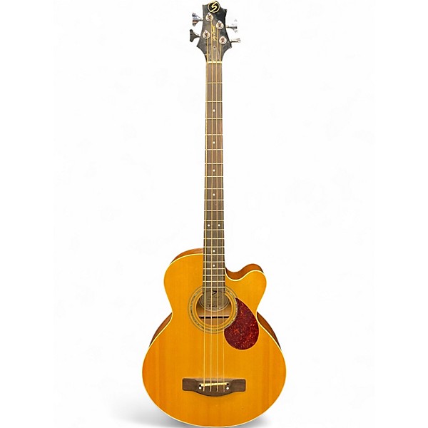 Used Greg Bennett Design by Samick AB2 Natural Acoustic Bass Guitar