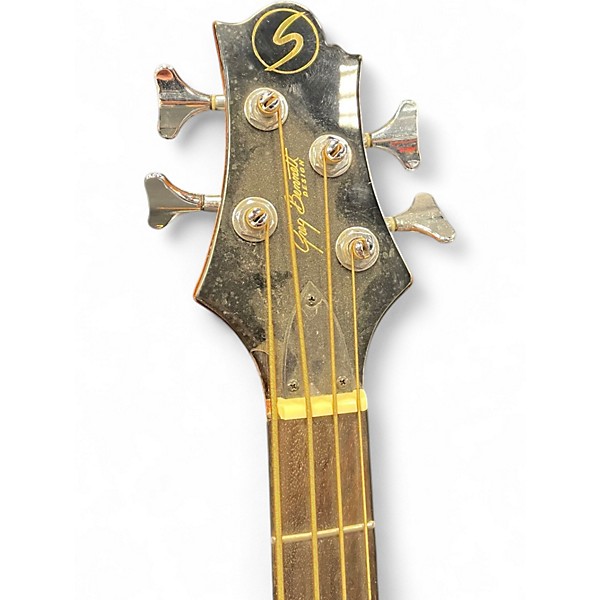 Used Greg Bennett Design by Samick AB2 Natural Acoustic Bass Guitar