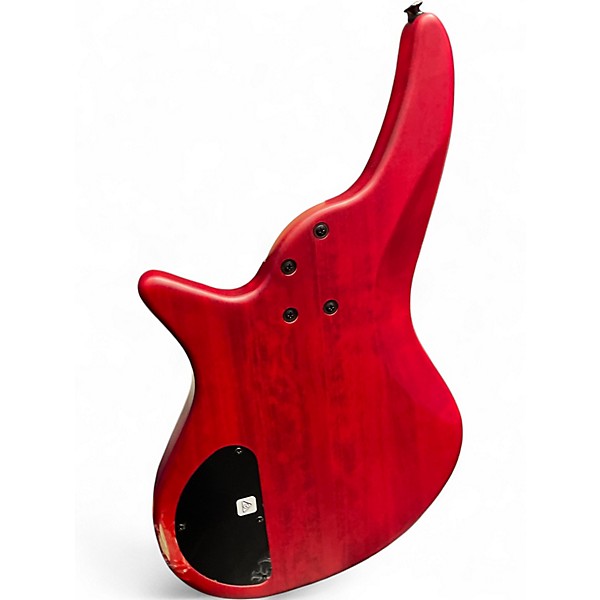 Used Jackson JS23 Trans Red Electric Bass Guitar
