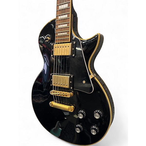 Used Eastwood SINGLE CUT Black Solid Body Electric Guitar
