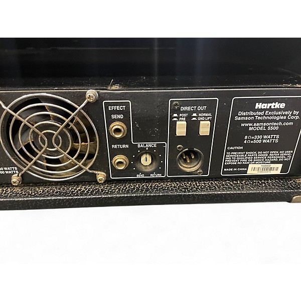 Used Hartke HA5500 500W Bass Amp Head